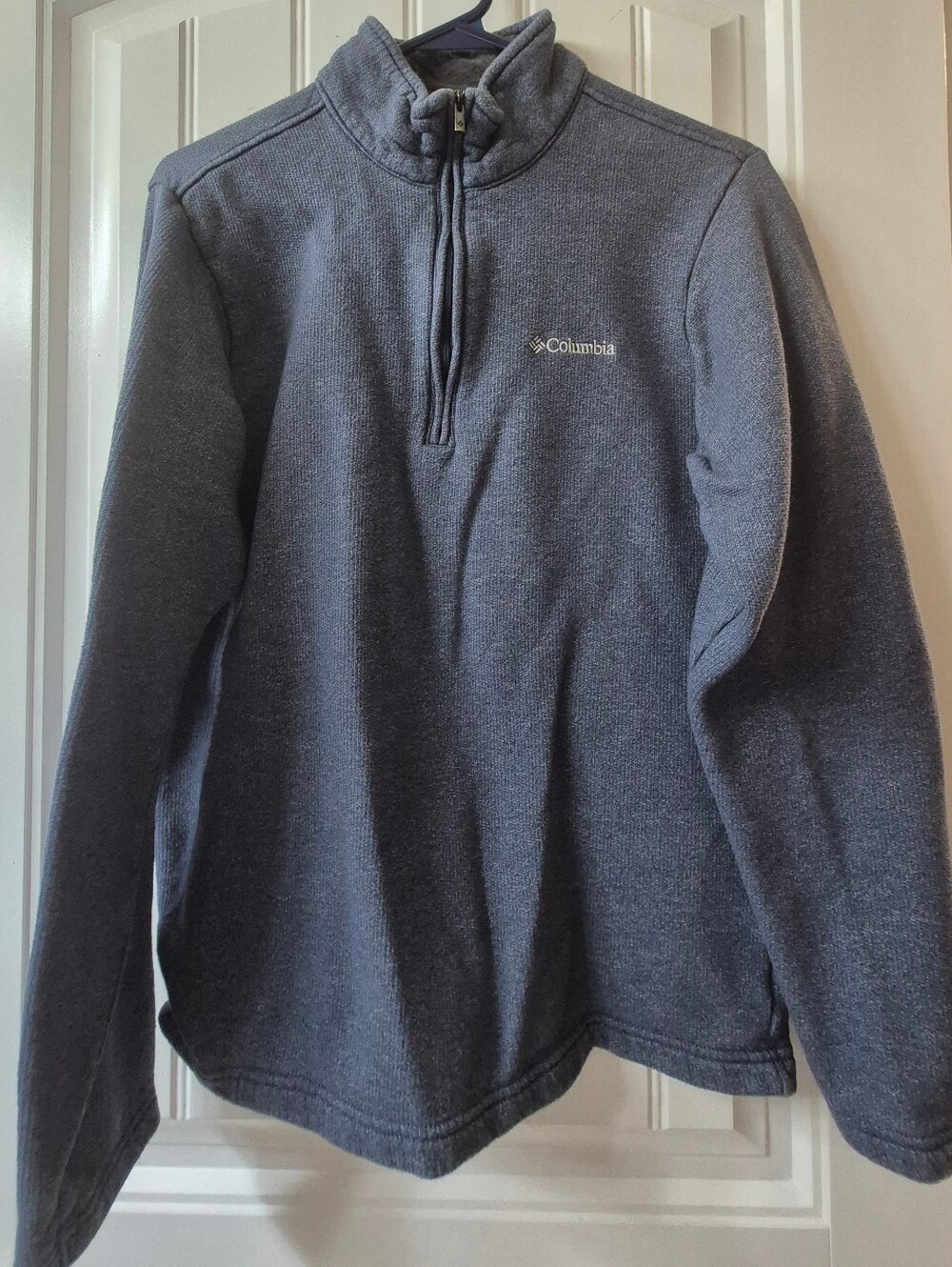 Mens Men's Columbia Hart Mountain Fleece Lined Quarter-Zip Pullover Size Small
